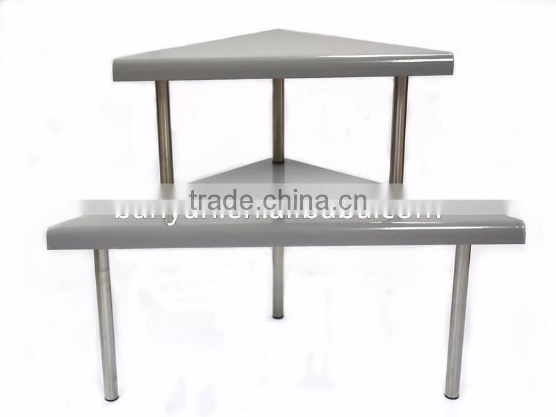 China Factory Kitchen and Home Stainless Steel Corner Storage Shelf