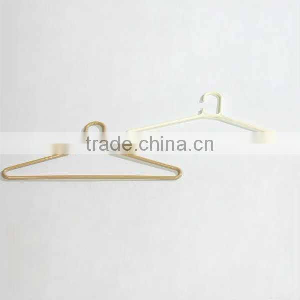 Promotional plastic clothes pole hanger