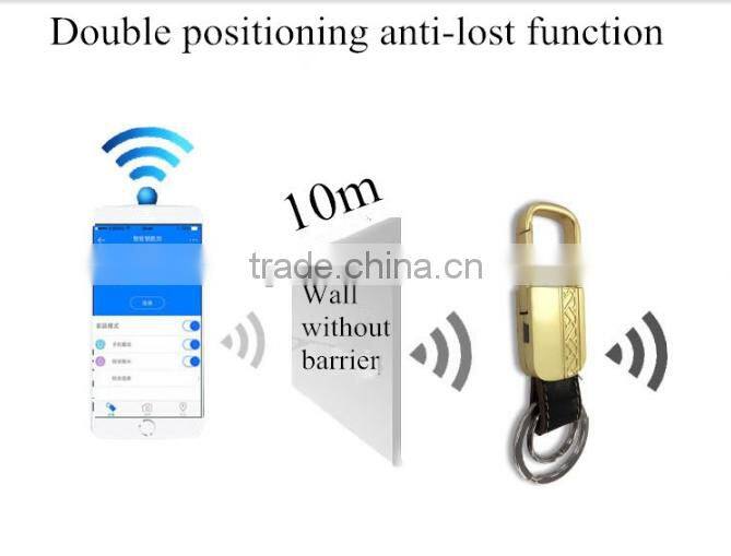 Simple Design Matel Smart Bluetooth Anti-lost Alarm Keychain, Personal Anti-lost Key Tracker