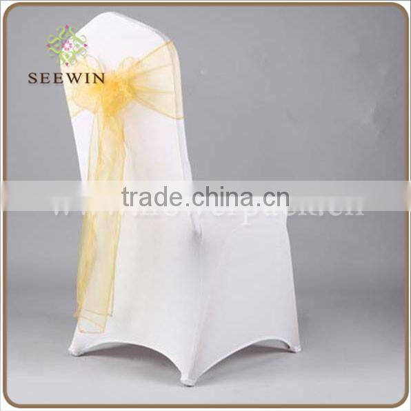 new arrival organza fabric chair wedding belts and sashes
