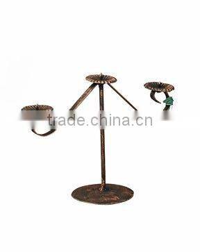 cast iron floor standing candle holders