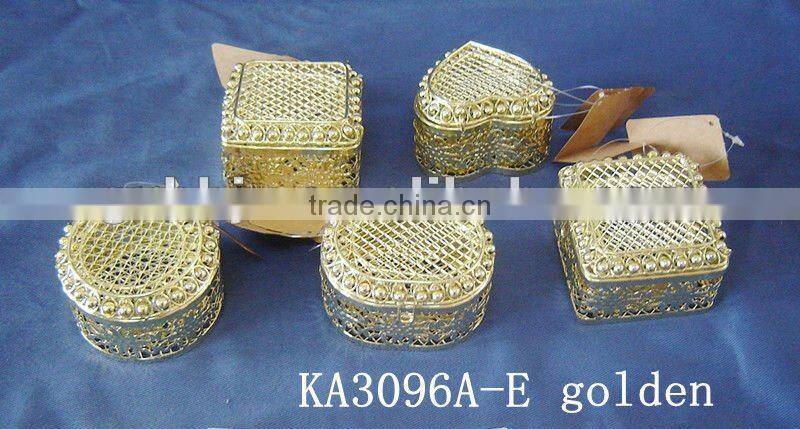 Silver Valentine Metal Gift Packaging Box