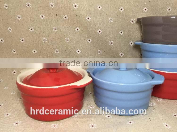 Stocked Industrial ceramic Soup pot Milk Pot Dessert bowl
