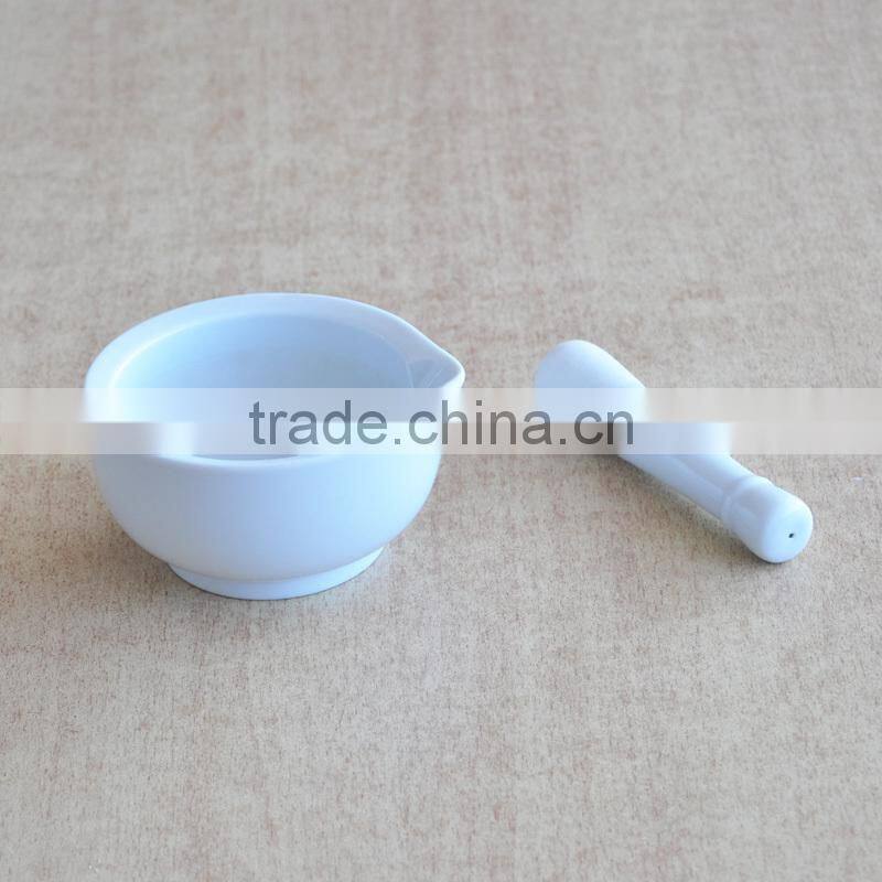 Ceramic mortar and pestle set