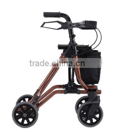 4 WHEELS ALUMINUM 6.4 KG EXTRME LIGHTWEIGHT ROLLATOR ( rolling walker,walking aid)