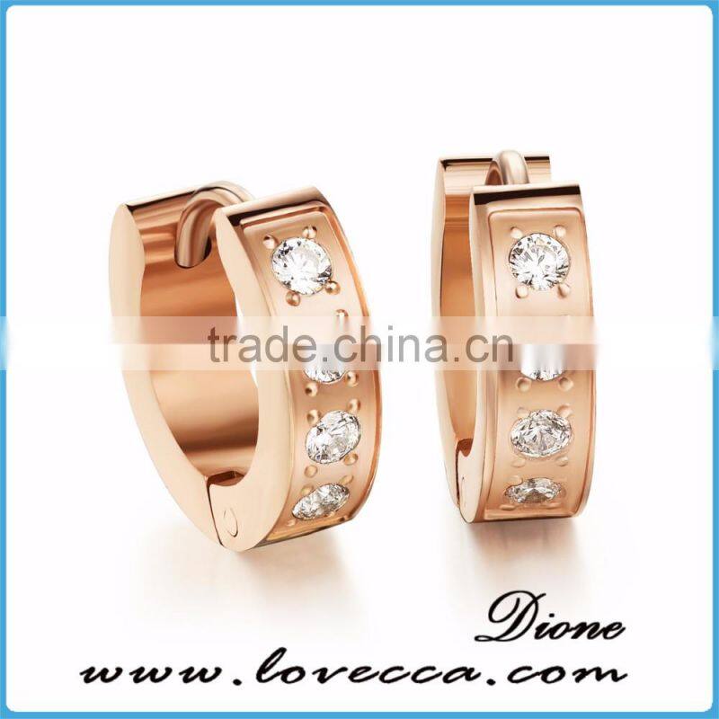 Wholesale mens stainless steel hoop earring , cross hoop earring