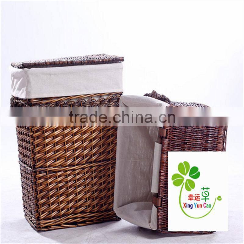 white rectangular wicker laundry basket hotel washing clothes basket