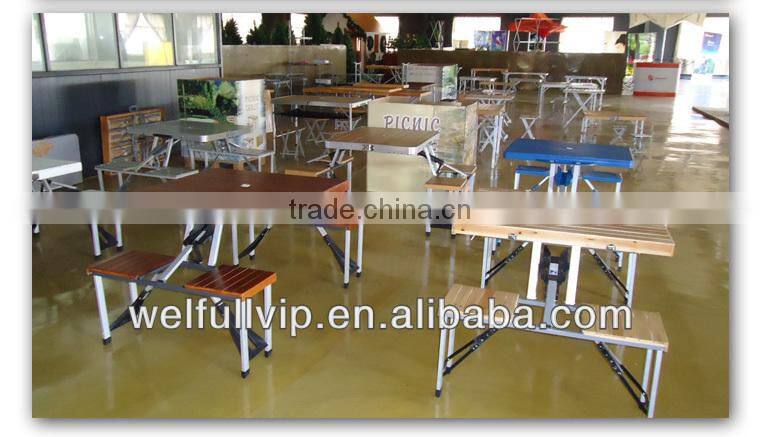 portable foldable wooden picnic table