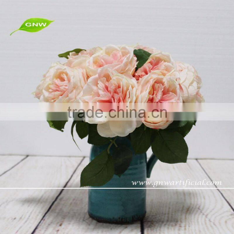 GNW FL-RS94-M-7CM High quality cheap Long stem artificial flower rose yellow for sale