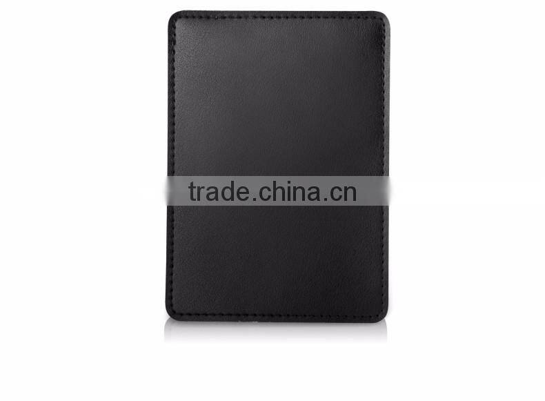 Crosshatch Black Front Pocket card holder Slim Wallet RFID Blocking