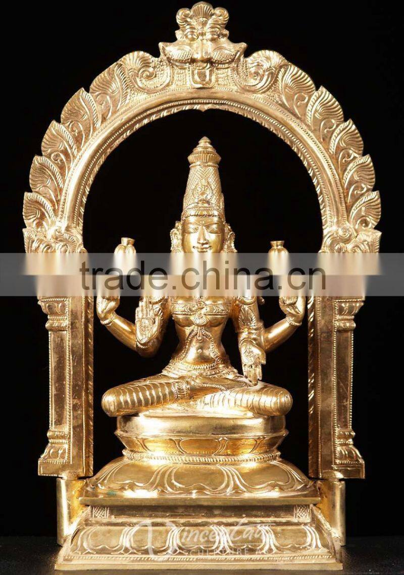 Hindu temple decoration antique metal bronze buhhda indonesian statues