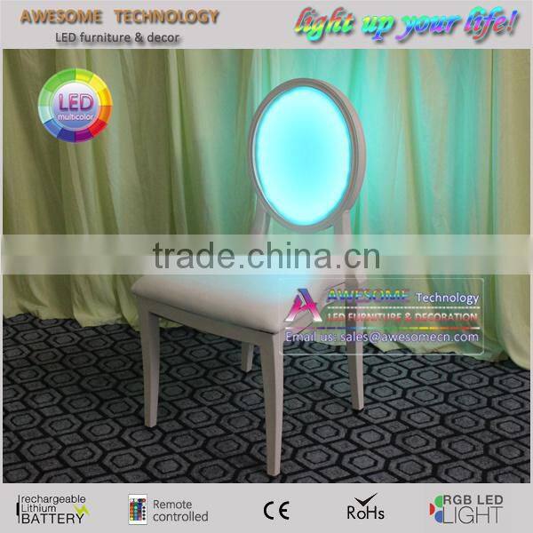 french style led lighted luxury chair / modern chairs