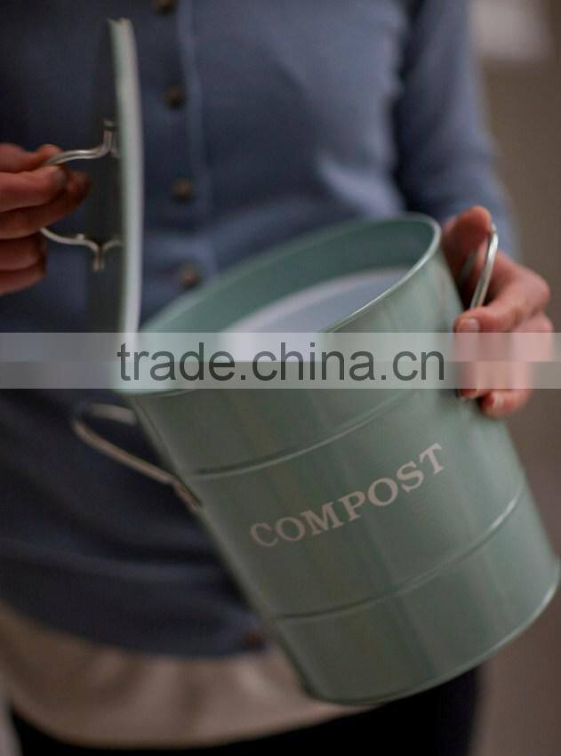 Removable inner buckets Cream Kitchen Compost bin