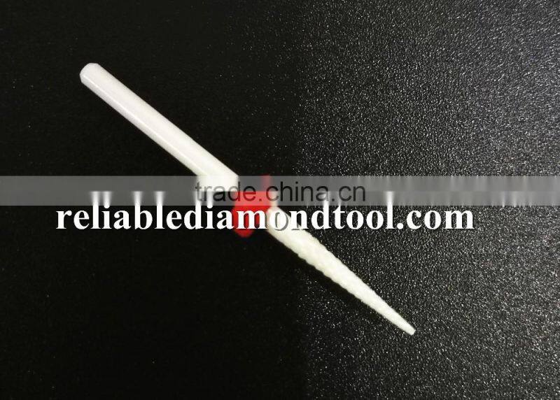 Fine Type Small Cone Head Diameter 2.0MM Polishing Drill Nail Ceramic Drill Bit