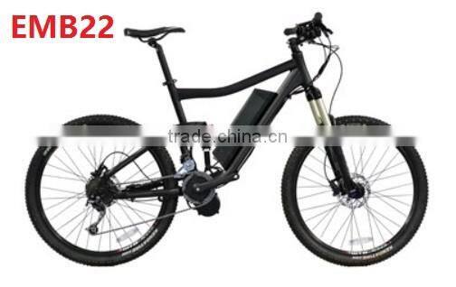 Non-folable 26'' mid drive electric mountain bike for sale