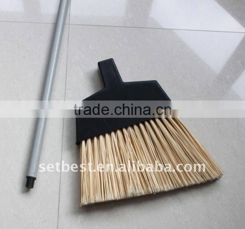 Large Convenient Angle Broom with Plastic Soft Bristle