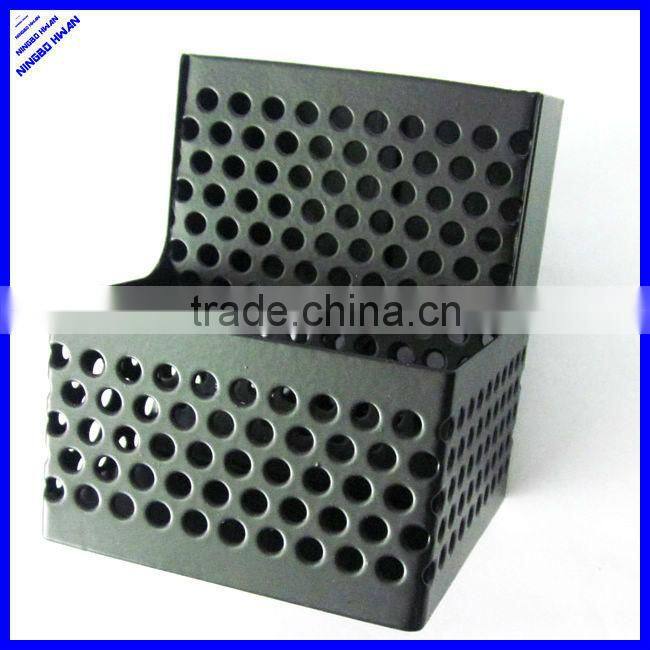 2013 high quality sturdy square metal pen clip holder