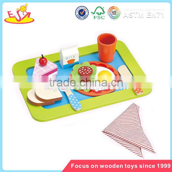 Wholesale interesting wooden role play food toy funny toddler wooden role play food toy W10B057