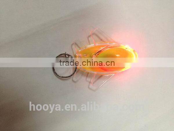 12pcs Plane Shape LED Light Key Chains