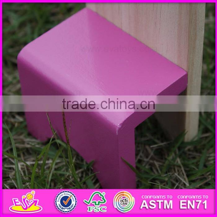 2016 hot sale baby wooden doll furniture set, top fashion kids wooden doll furniture set, children wooden doll furniture W06B047