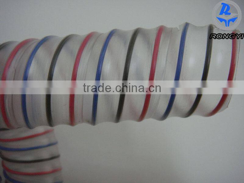 Steel Wire Reinforced Spring PVC Hose Pipe