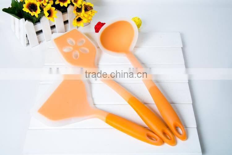 Girls cooking sets silicone kitchen utensil set,chinese cooking tools for non-stick pan