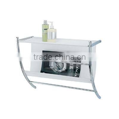 Stainless steel simple style towel rack, bathroom rotate towel hanger