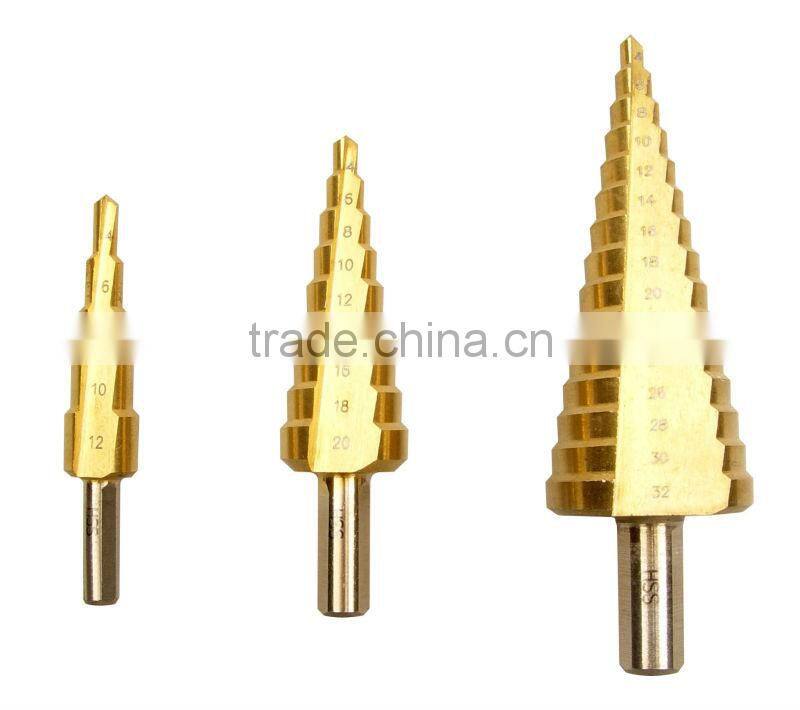 3pc Step Drill Set