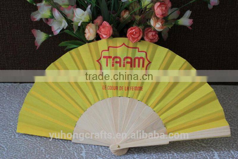 Hot selling factory hand painted spanish wood fan