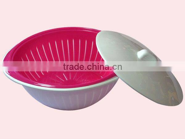 Large size Plastic clean vegetable storage plastic Soup containers