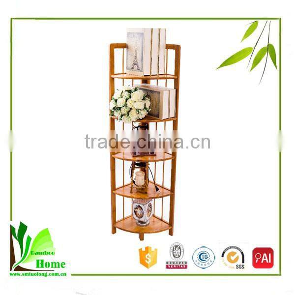 Bamboo Bathroom Corner Shelf/Bamboo Bottle Shelf