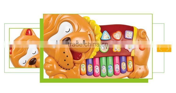 Hot sale educational musical instrument cartoon electric piano toy