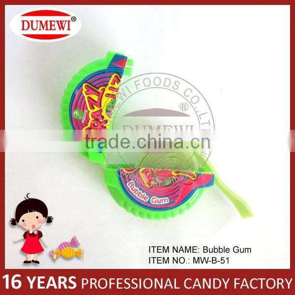 Fruit Flavor Crazy Roll Bubble Gum