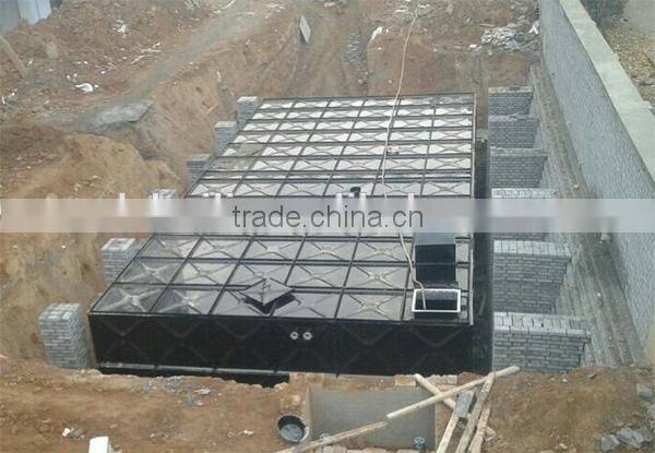 Hot sale!!! Huili galvanized sectional steel water storage tank made in china