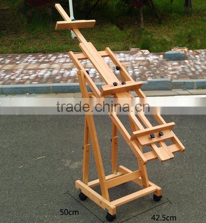 High quailty beech bracket/wooden painters' easels/wooden drawing stand for wholesale