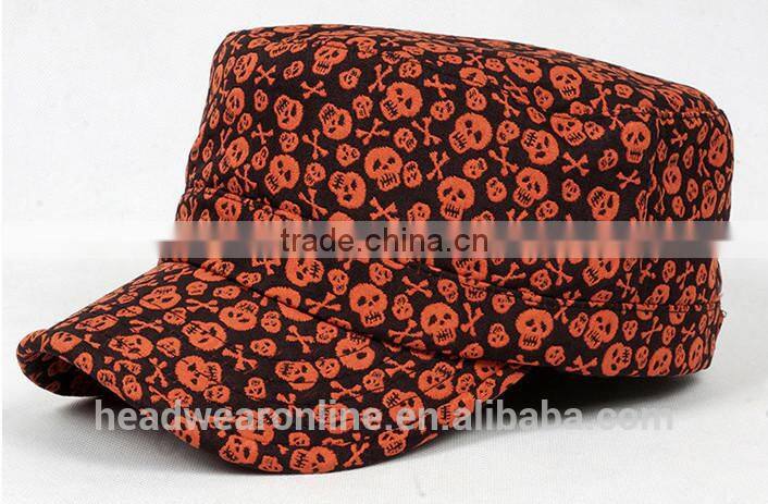 Fashion printed Running Man Military Caps With Dongguan Factory