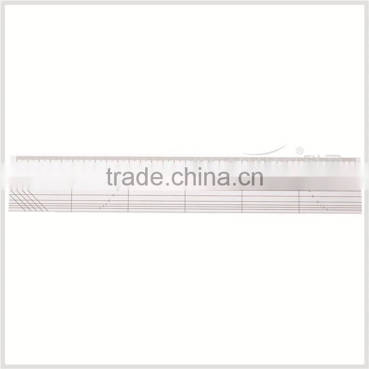 Kearing Flexible 5*30cm Sandwich Line Prinring Patchwork Quilting Ruler Plastic for Fashion Designing #W5151