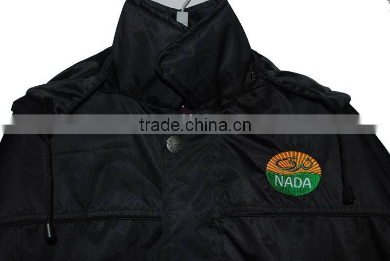 Men's Winter Wear 2015 new men's waterproof pvc coated padded jacket twill pvc coated lining cut terry quilted cotton