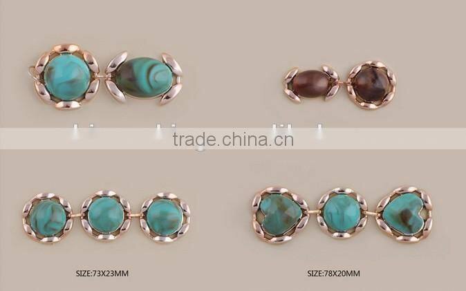 fashion stone decorations chains for shoes garments