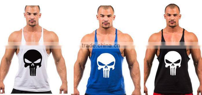 2016 trade assurance 100% cotton custom print athletic tank top