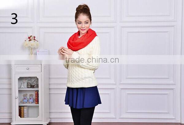 new design high quality 20color choice new solid acrylic material scarf women