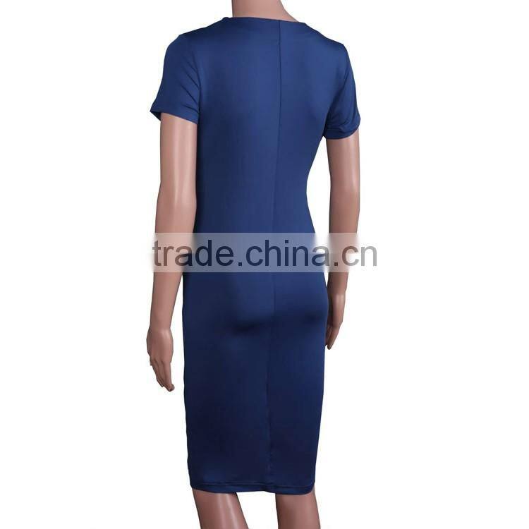 summer maternity dress V neck women casual skirt with plus size