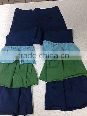 clothes for kids from china casual model child white cotton ruffle bottom kid girls pants toddler girls trousers