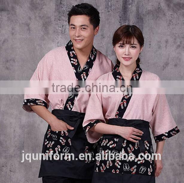 fashion design OEM service embroidery and printed logo catering uniforms ,workwear