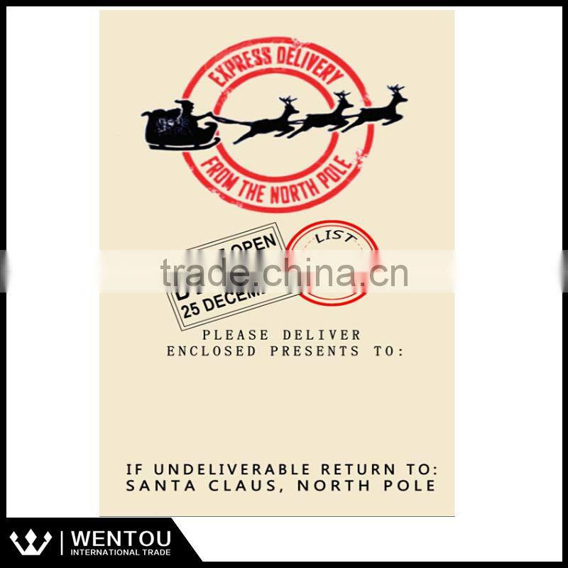 Wholesale Monogrammed Canvas Santa Sack with drawstring