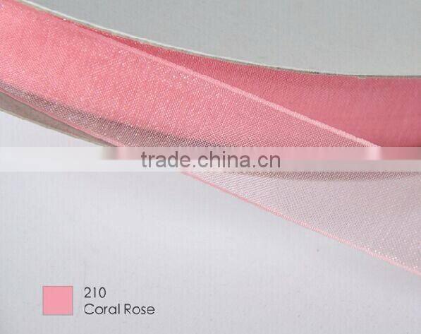 hi-ana ribbon 99 Most popular silk wired sheer organza ribbon for parties decoration