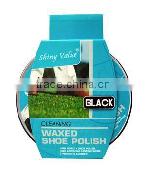 Shiny Value series high quality shoe polish in tin box
