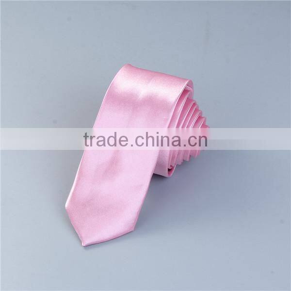 High Quality Polyester Necktie Deep pink Ties Men Necktie