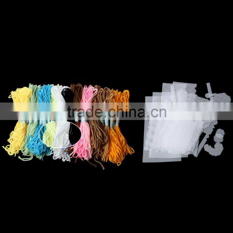 Tissue Wholesale Box Multicolor Pray Bear Bed Pattern Hand Made Cross-Stitch Kits Supplies