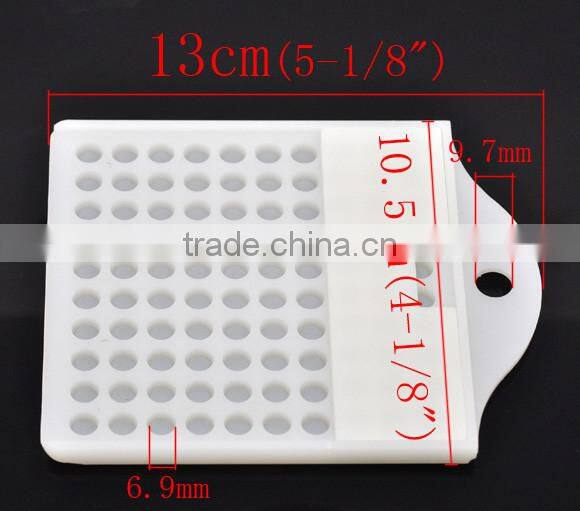 Jewelry Measure Tools White Plastic Bead Counter Set